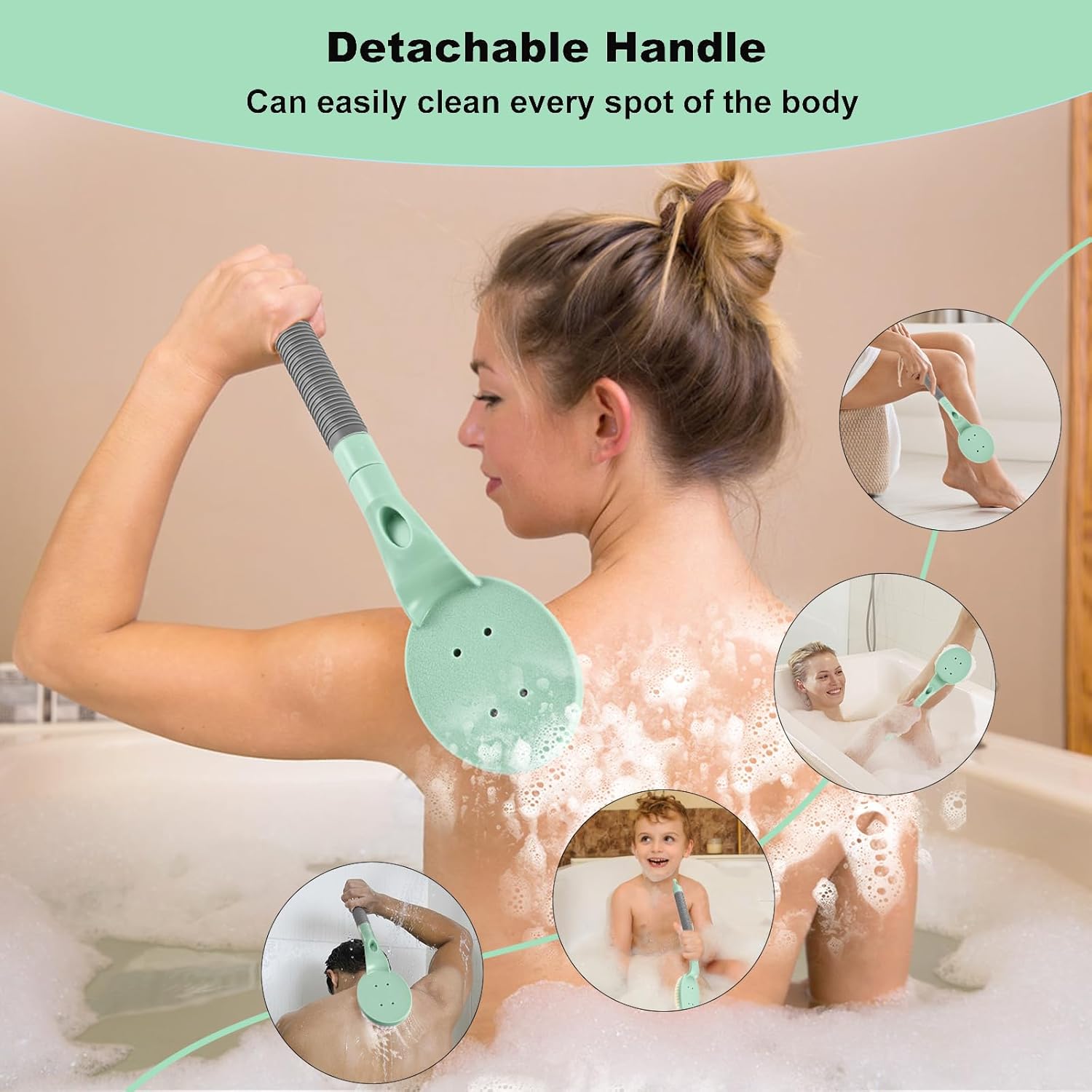 Back Scrubber for Shower, 21.7