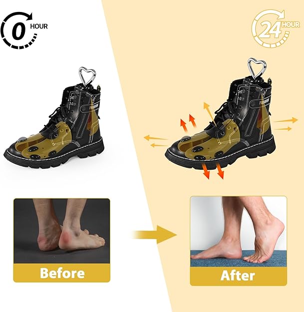 UHIAGREE Shoe Stretcher Women Men, Boot Stretcher Women, Adjustable Unisex Boot Wide Feet (Yellow Pack of 2 (For Wm