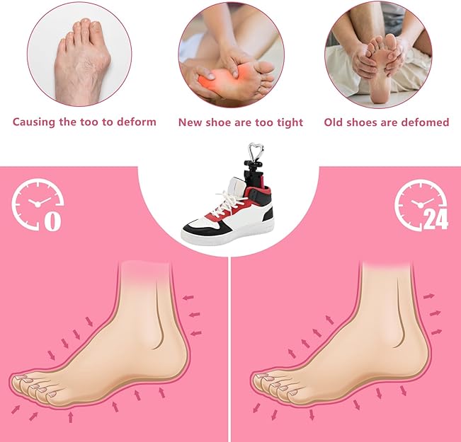 Shoe Stretcher Women Men, Boot Stretcher Women, Adjustable Unisex Boot Wide Feet Red (S(2 Pack for Women Size 6-11,men