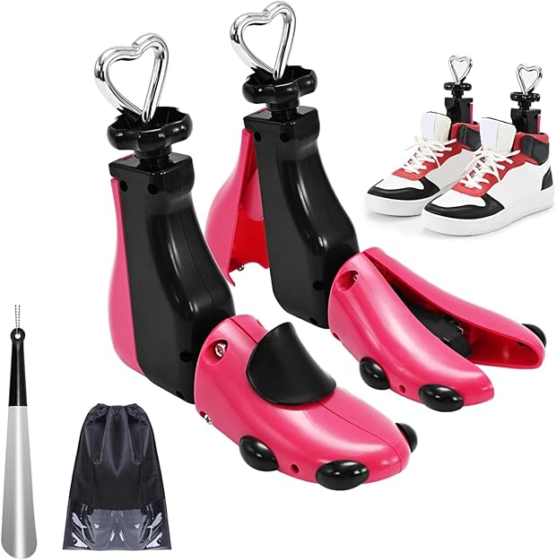 Shoe Stretcher Women Men, Boot Stretcher Women, Adjustable Unisex Boot Wide Feet Red (S(2 Pack for Women Size 6-11,men