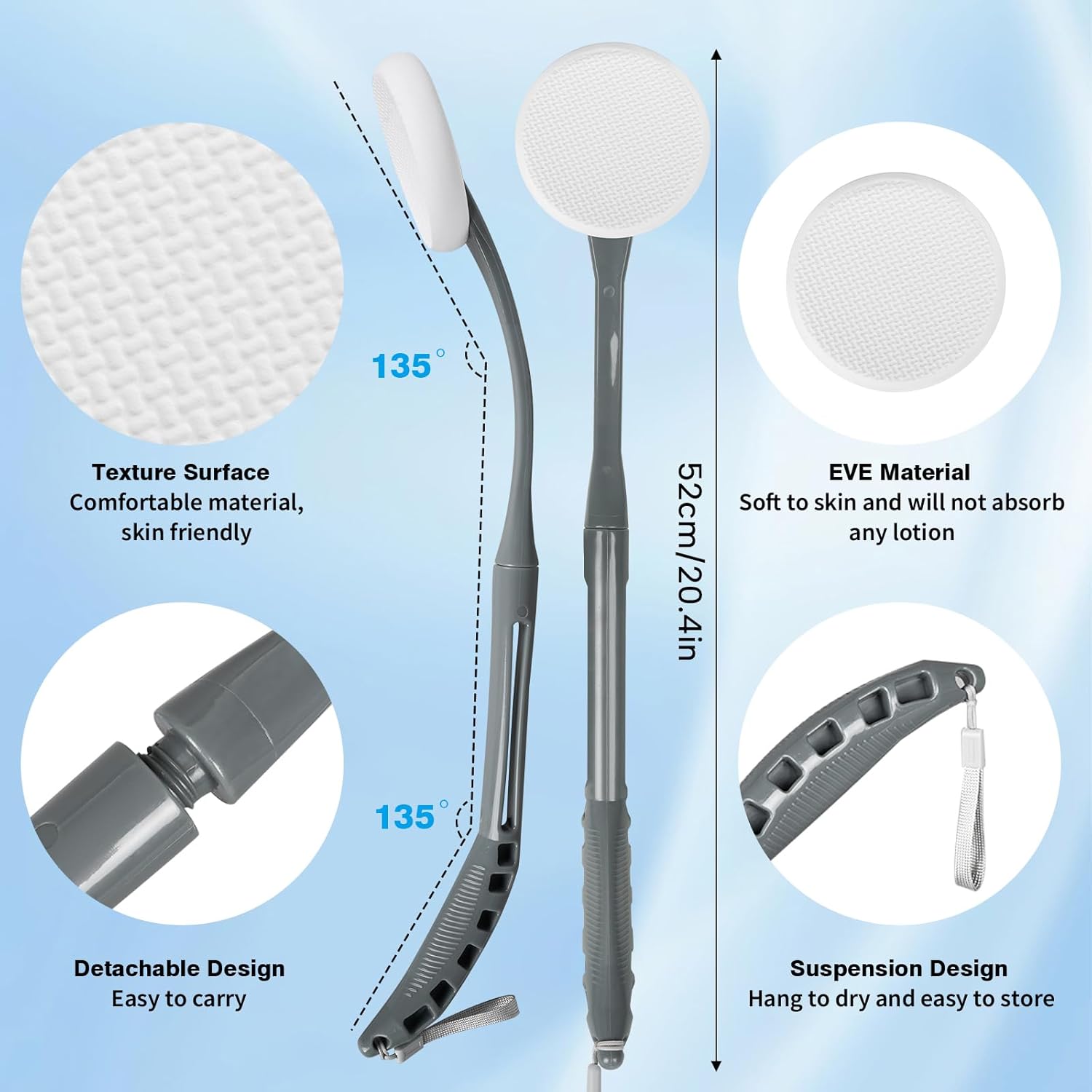 Lotion Applicator for Back, 20.5