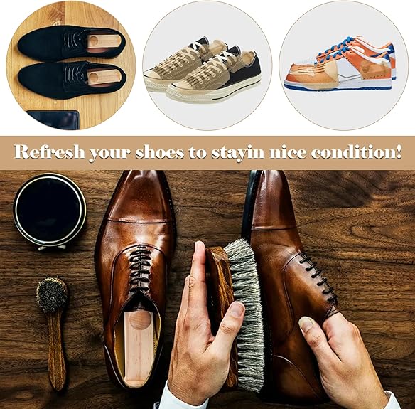 Hormas de madera para zapatos, 1 par hormas de madera para zapatos de longitud ajustable para hombres (L para 25cm-30cm)